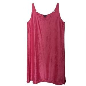 Eileen Fisher Silk Slip Midi Dress